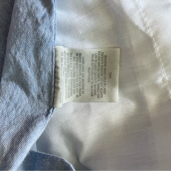 Ralph Lauren Oxford blue twin bedskirt - Picture 3 of 3